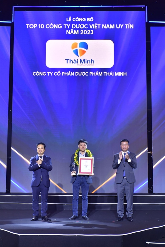 Thái Minh lọt Top 10 công ty dược uy tín 1.jpg